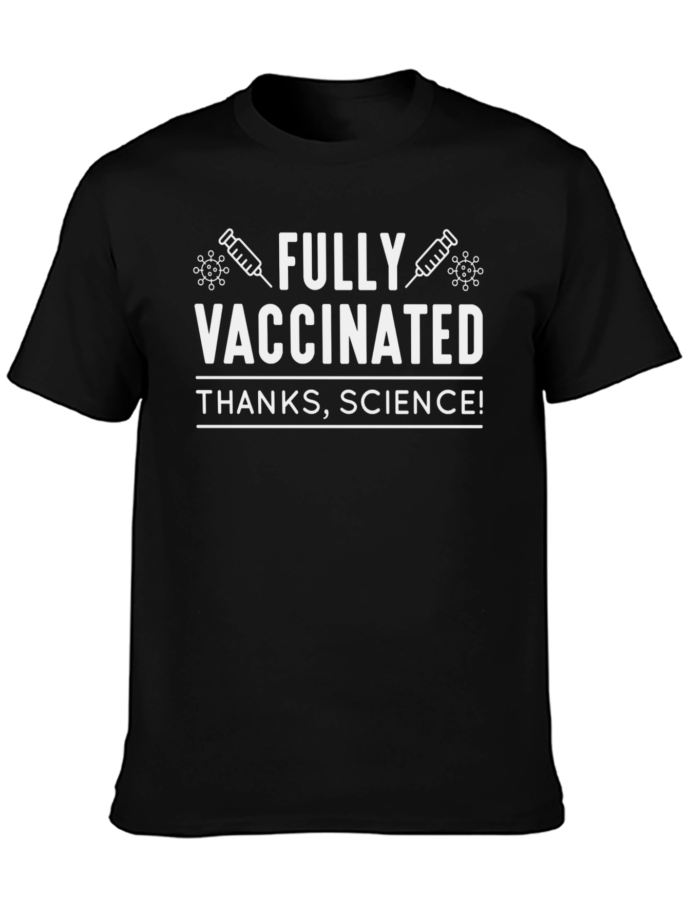Camiseta Totalmente Vacunado. ¡Gracias Ciencia!