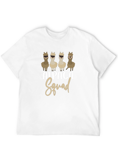 Camiseta Negra Alpaca Squad