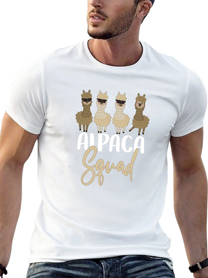Camiseta Negra Alpaca Squad