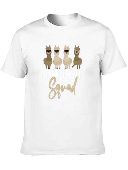 Camiseta Negra Alpaca Squad