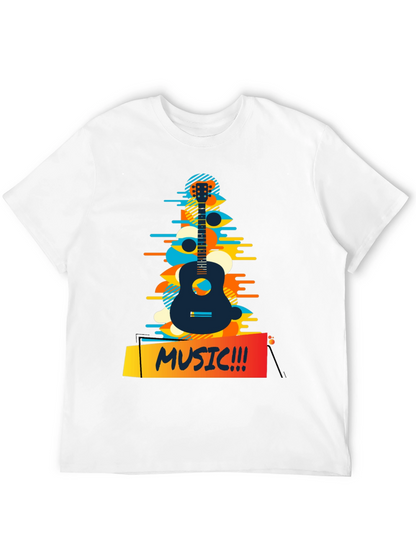 Camiseta Negra Estampada Music!!!