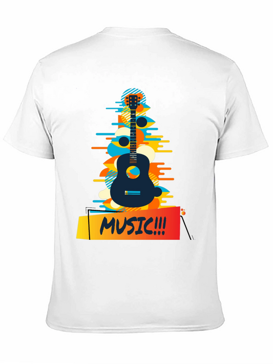 Camiseta Negra Estampada Music!!!