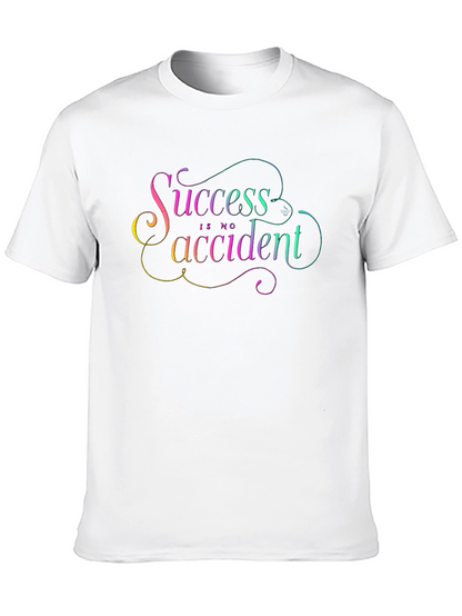 Camiseta Negra Éxito No Es Accidente Unisex