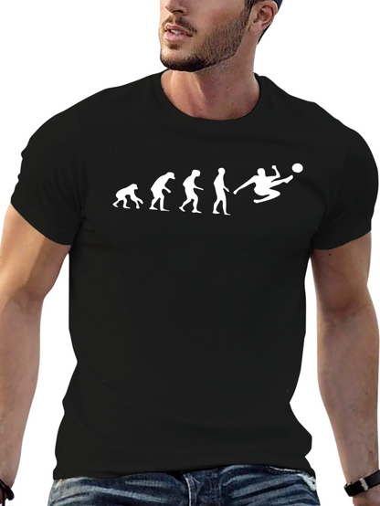 Camiseta Negra Evolución Fútbol
