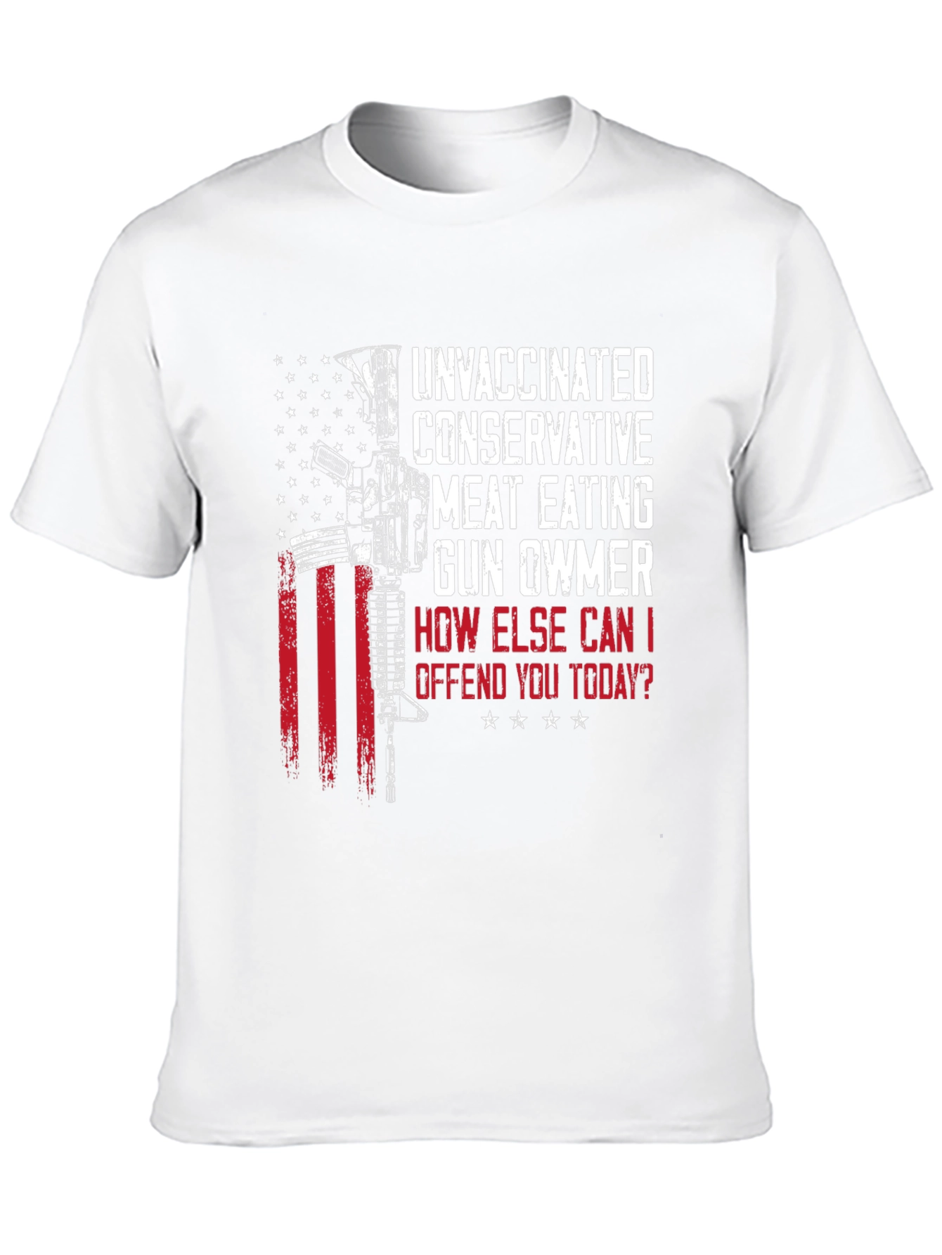 Camiseta provocativa patriótica