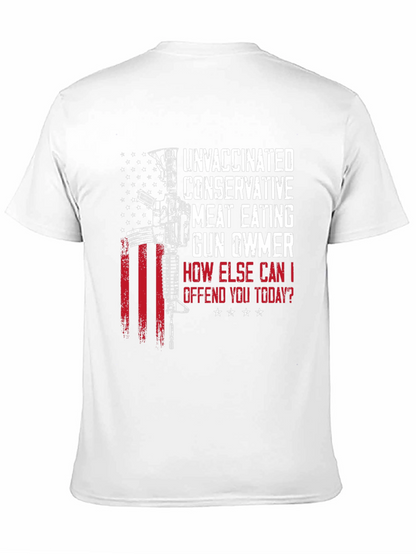 Camiseta provocativa patriótica