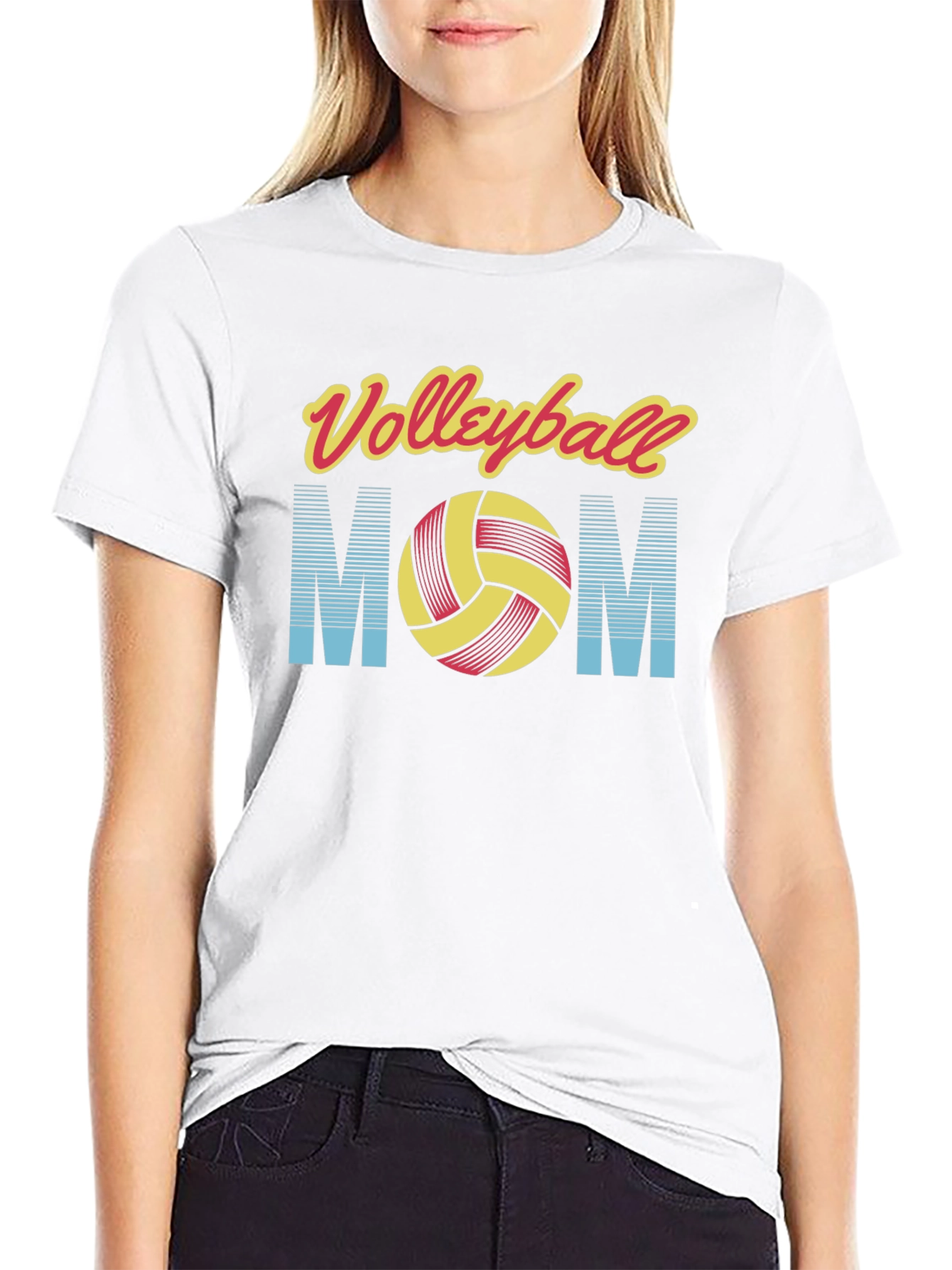 Camiseta Negra Mamá Voleibol