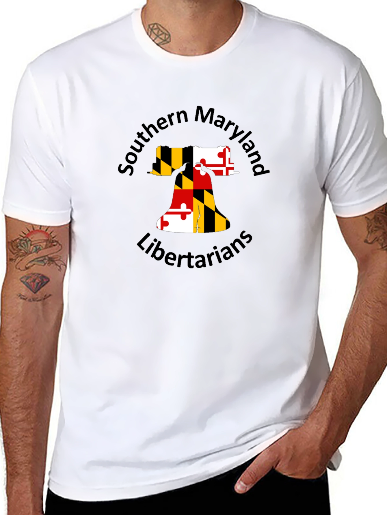 Camiseta Negra Southern Maryland Libertarians