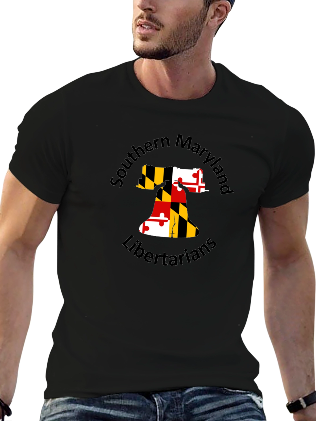 Camiseta Negra Southern Maryland Libertarians
