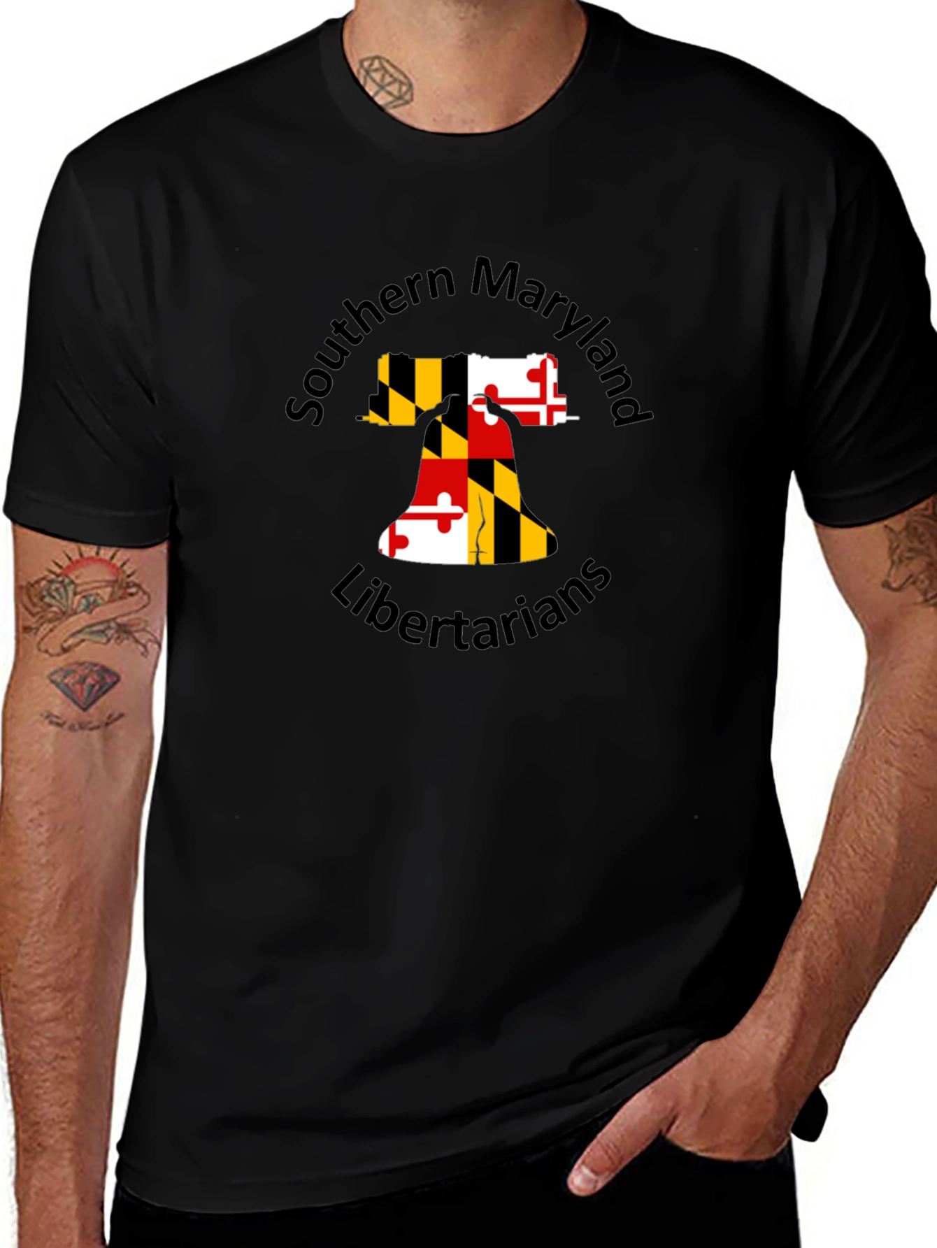 Camiseta Negra Southern Maryland Libertarians