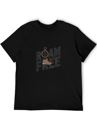 Camiseta Negra Roam Free Aventurera