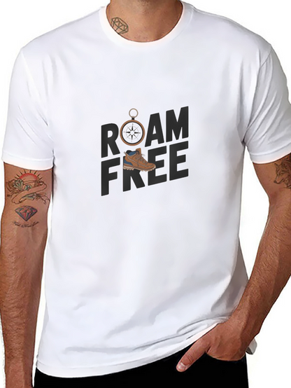 Camiseta Negra Roam Free Aventurera