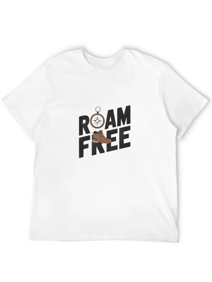 Camiseta Negra Roam Free Aventurera