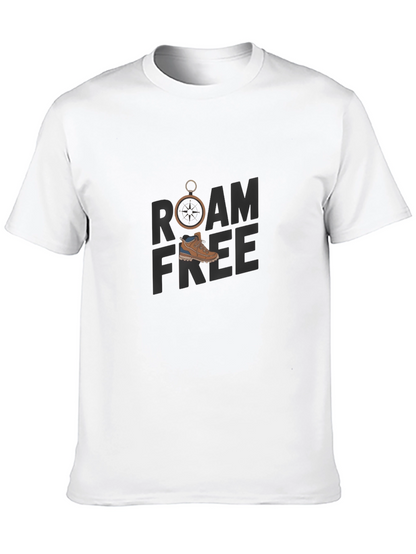 Camiseta Negra Roam Free Aventurera