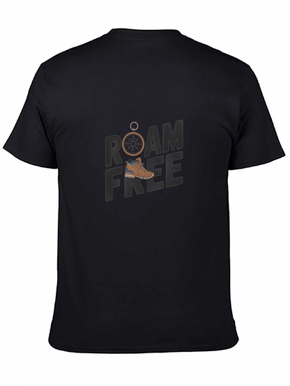 Camiseta Negra Roam Free Aventurera