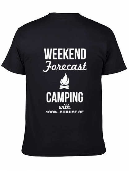 Camiseta Negra Forecast Camping