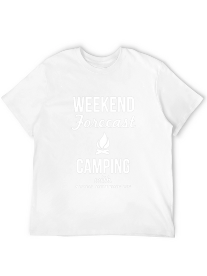 Camiseta Negra Forecast Camping