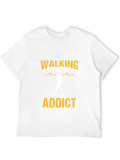 Camiseta Negra Nordic Walking Addict
