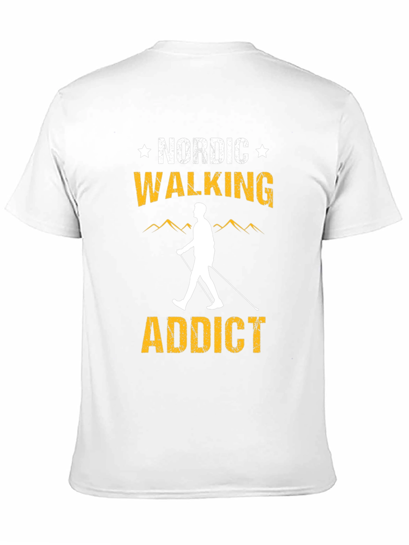 Camiseta Negra Nordic Walking Addict