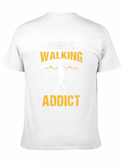 Camiseta Negra Nordic Walking Addict