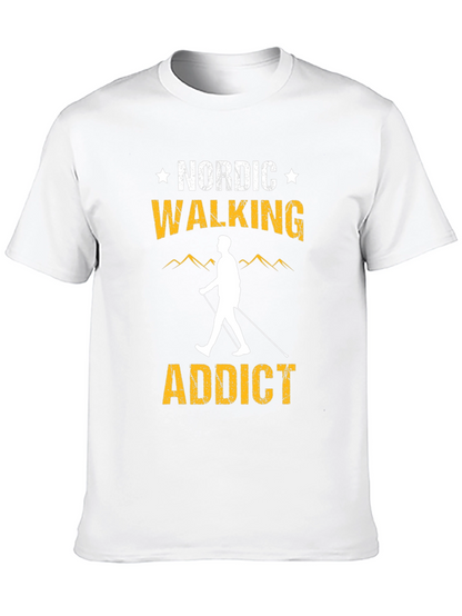 Camiseta Negra Nordic Walking Addict
