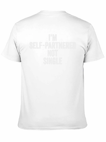 Camiseta Negra: Soy Auto-Pareja No Soltero