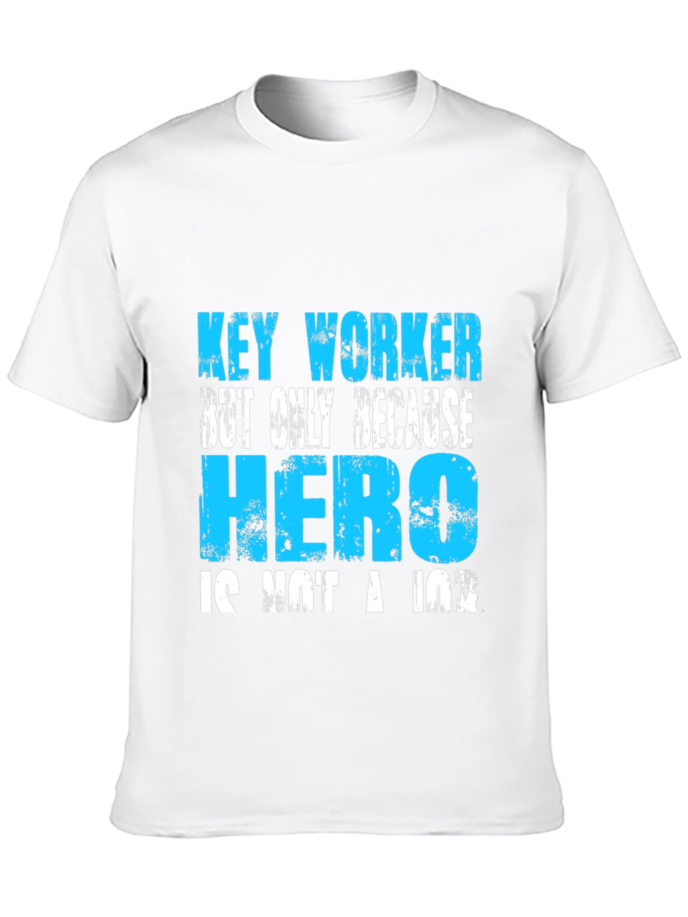 Camiseta Negra: Key Worker Hero