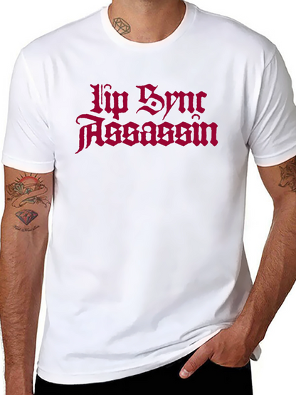 Camiseta Negra Lip Sync Assassin
