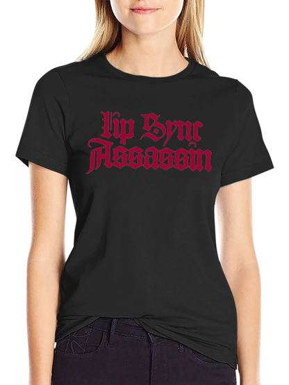 Camiseta Negra Lip Sync Assassin
