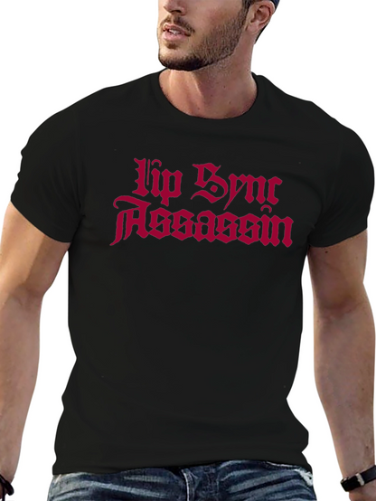 Camiseta Negra Lip Sync Assassin