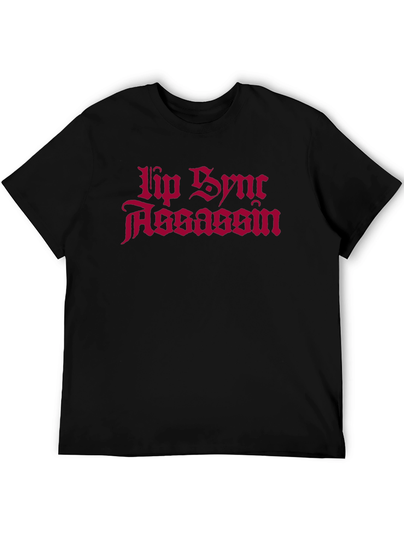 Camiseta Negra Lip Sync Assassin