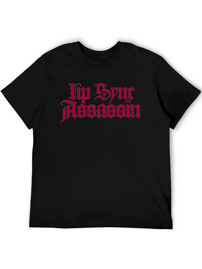 Camiseta Negra Lip Sync Assassin
