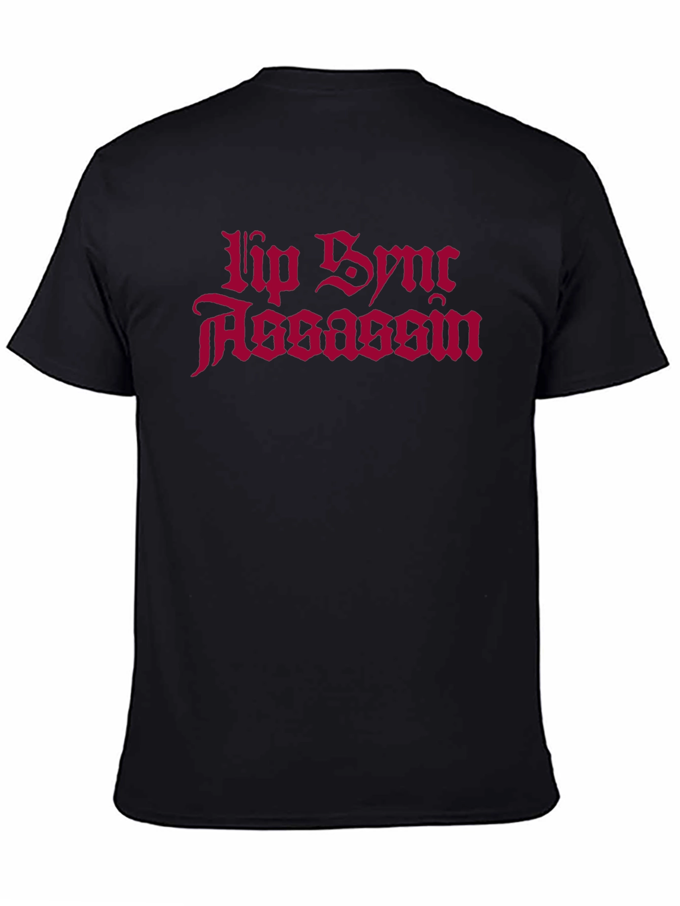 Camiseta Negra Lip Sync Assassin