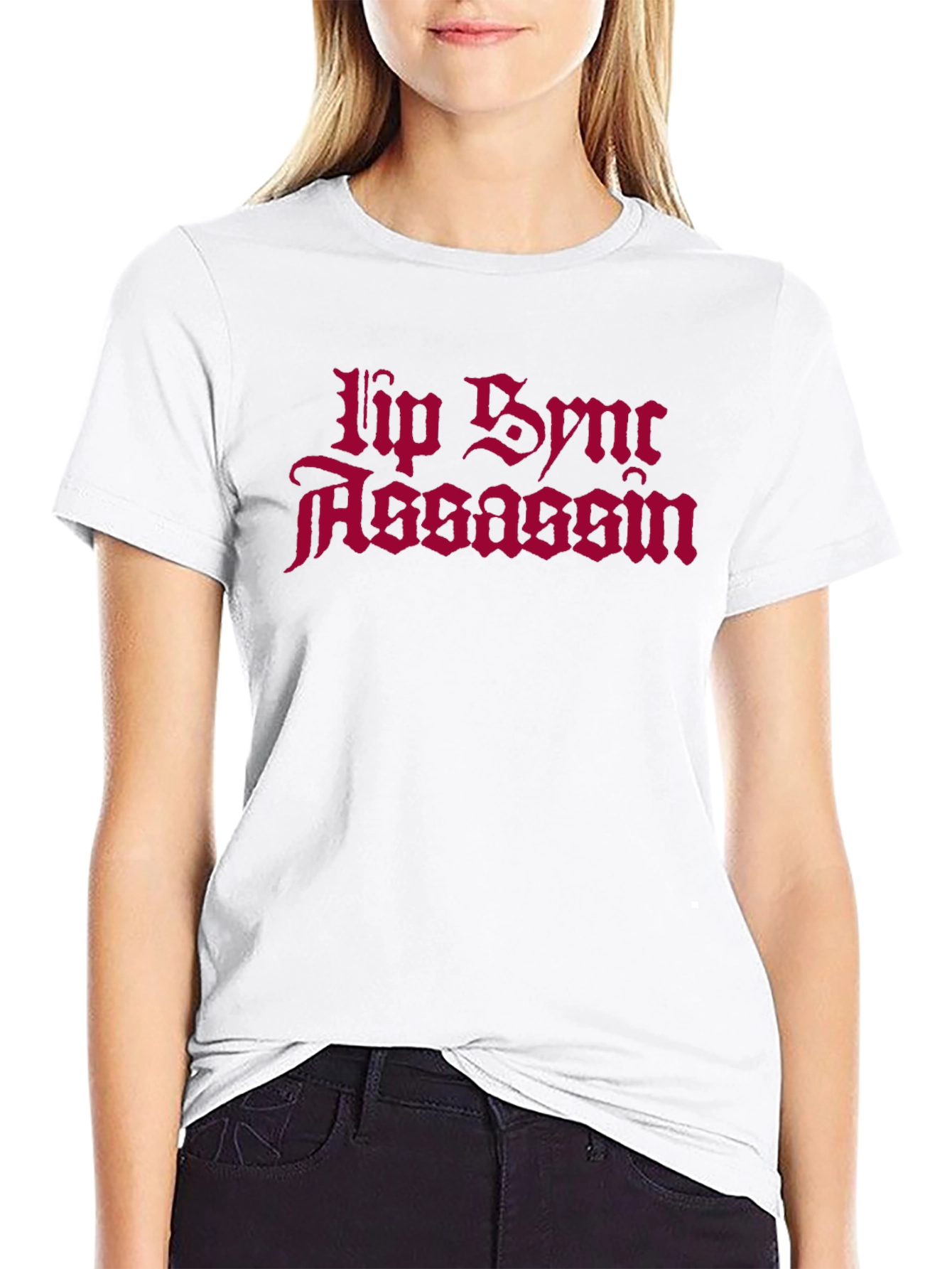 Camiseta Negra Lip Sync Assassin