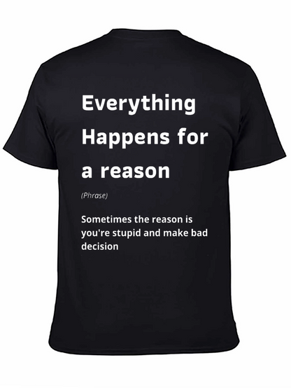 Camiseta Negra con Frase Motivacional Irónica