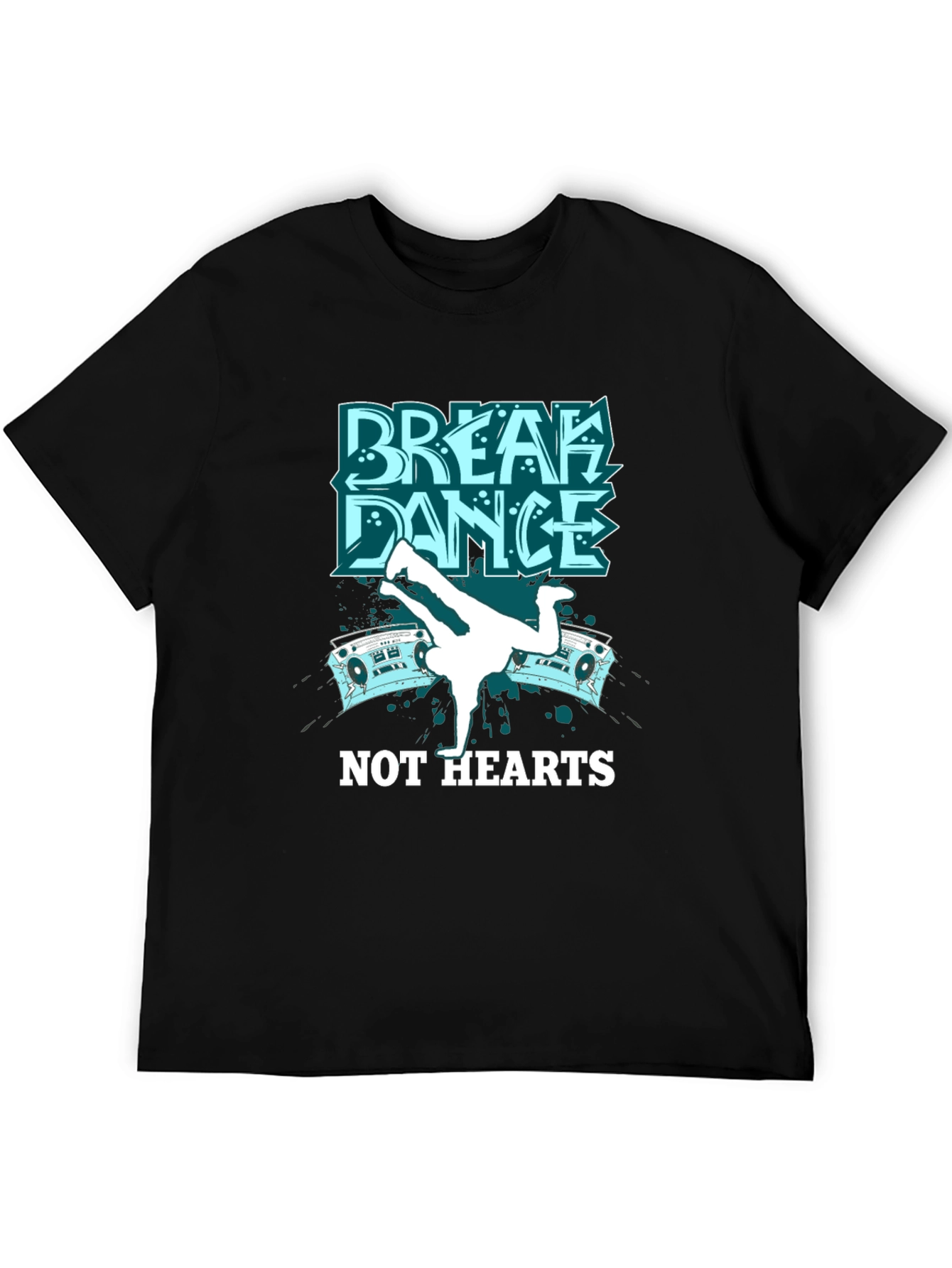 Camiseta Negra Break Dance - Estilo Urbano