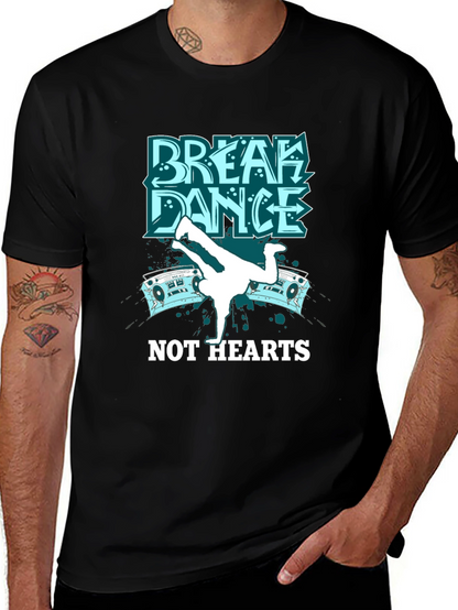 Camiseta Negra Break Dance - Estilo Urbano