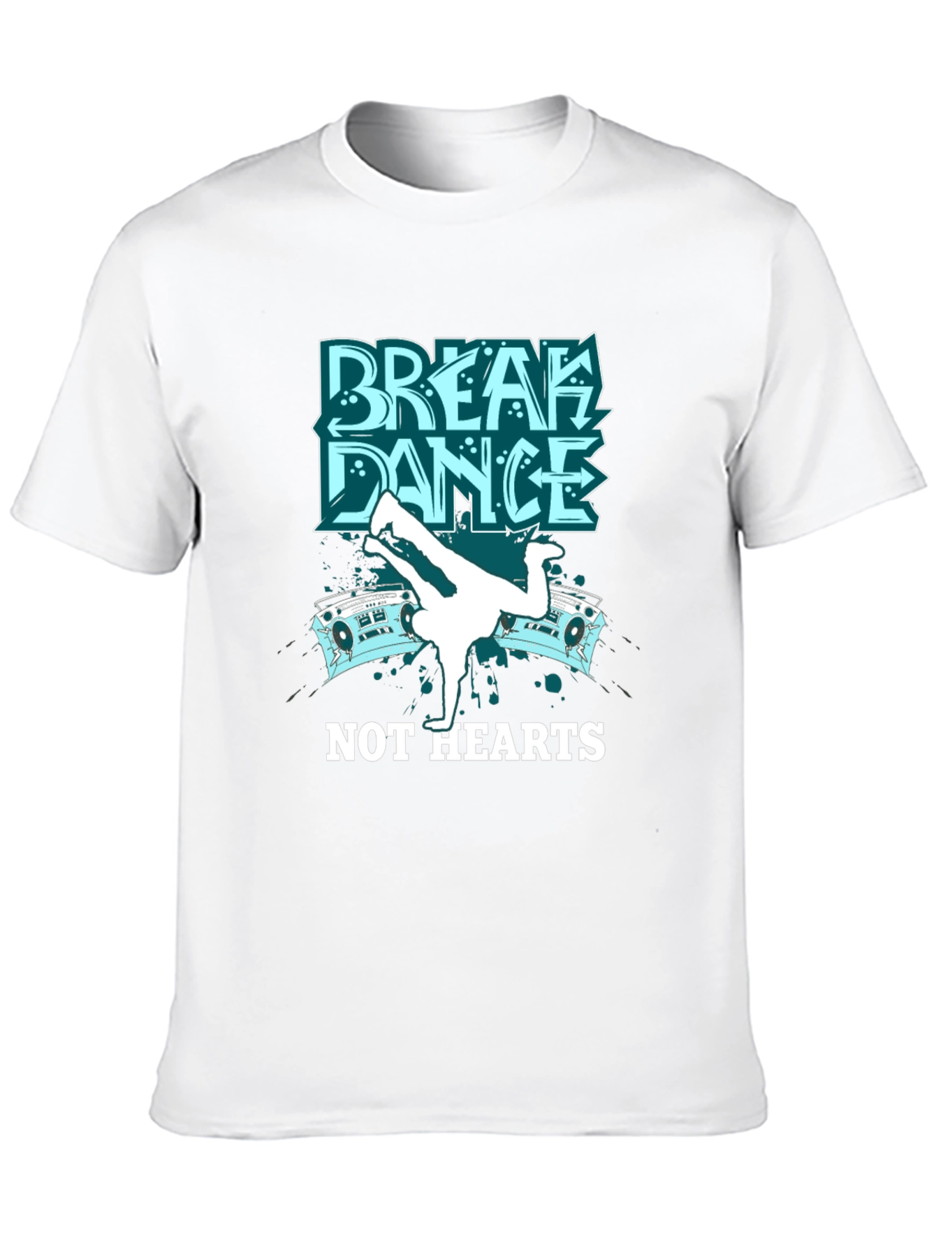 Camiseta Negra Break Dance - Estilo Urbano