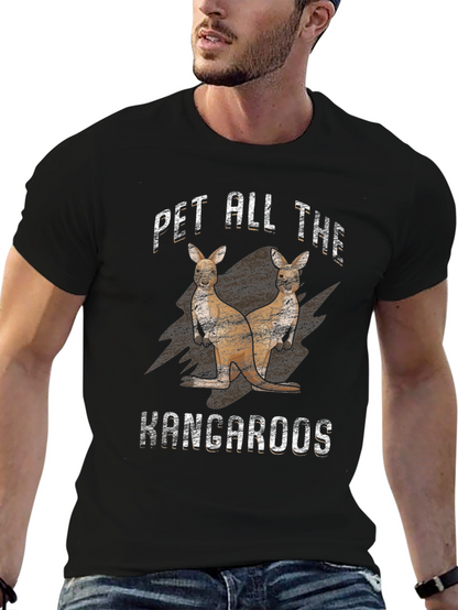 Camiseta Negra Pet All The Kangaroos