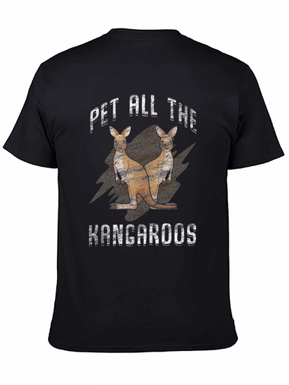 Camiseta Negra Pet All The Kangaroos