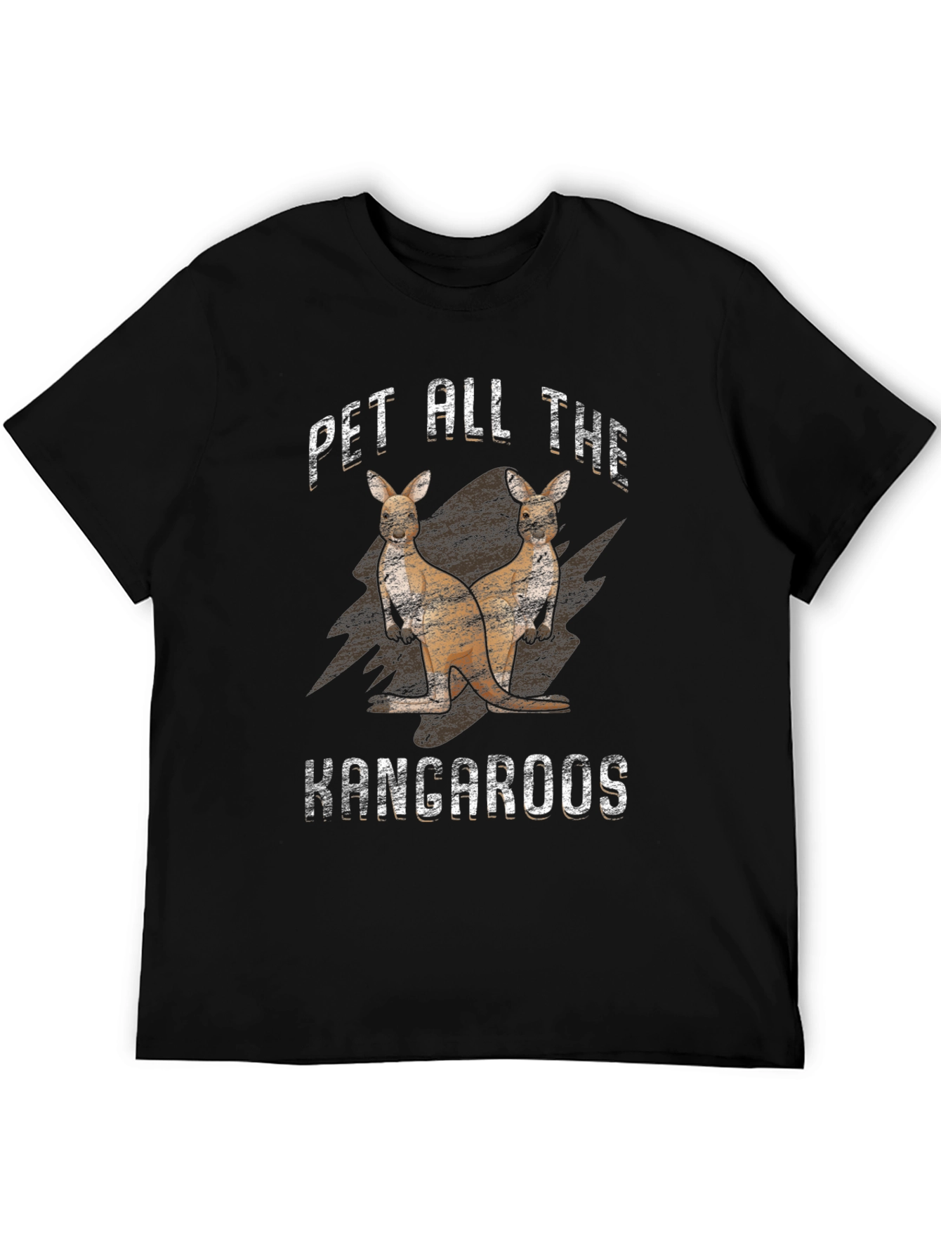 Camiseta Negra Pet All The Kangaroos