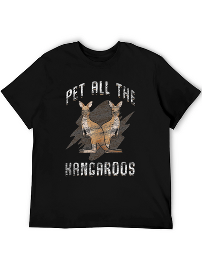 Camiseta Negra Pet All The Kangaroos