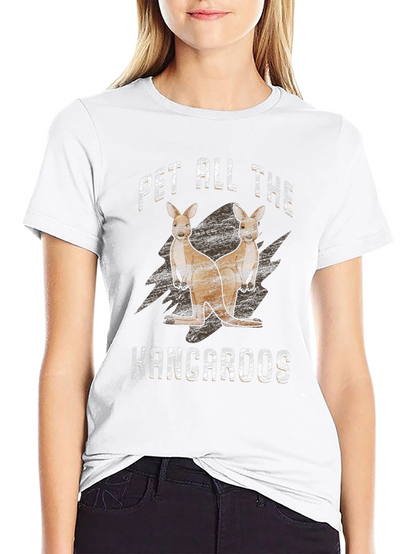 Camiseta Negra Pet All The Kangaroos