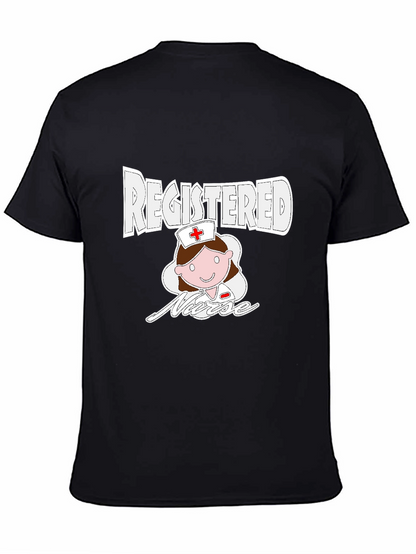 Camiseta Negra Enfermera Registrada