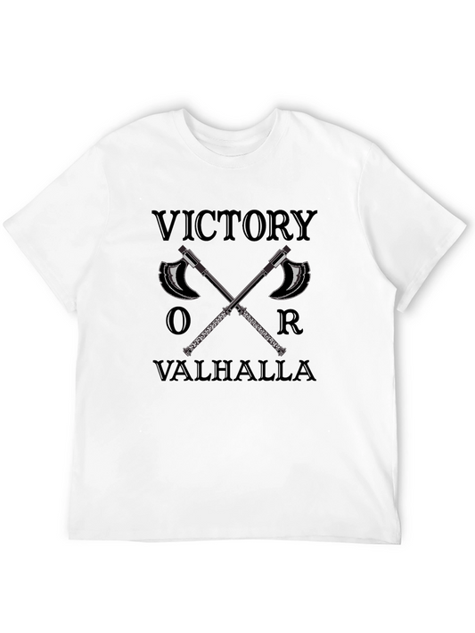 Camiseta Hombre Vikinga: Victoria o Valhalla