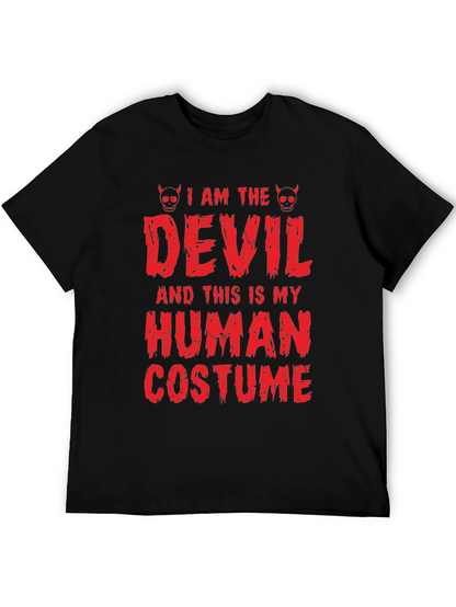 Camiseta de Halloween: Disfraz de Diablo Humano