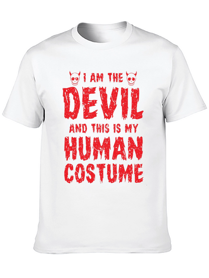 Camiseta de Halloween: Disfraz de Diablo Humano