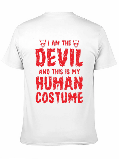 Camiseta de Halloween: Disfraz de Diablo Humano