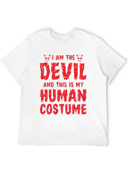 Camiseta de Halloween: Disfraz de Diablo Humano