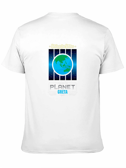Camiseta Negra: Fridays for Future Planeta Greta